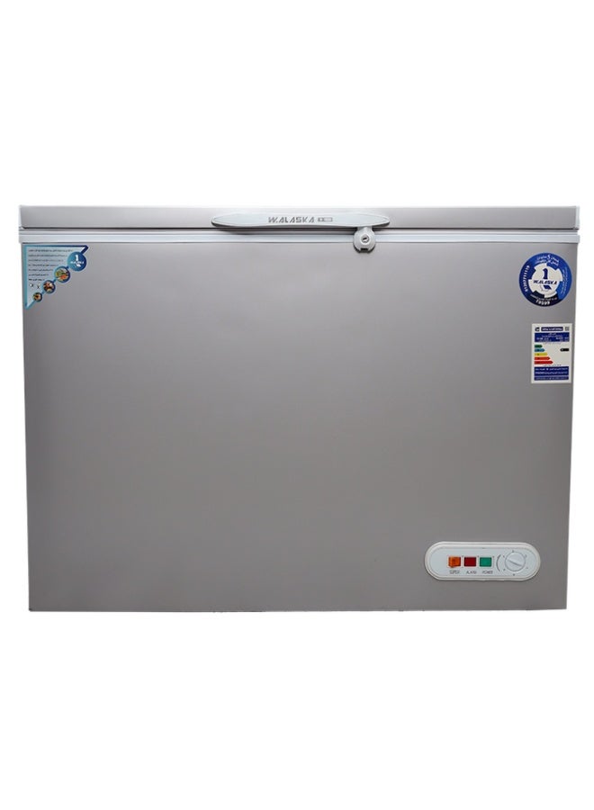 ALASKA W.Alaska Chest Deep Freezer, Defrost, Without Drawers, 310 Liters, Silver - CH300 - Image 3